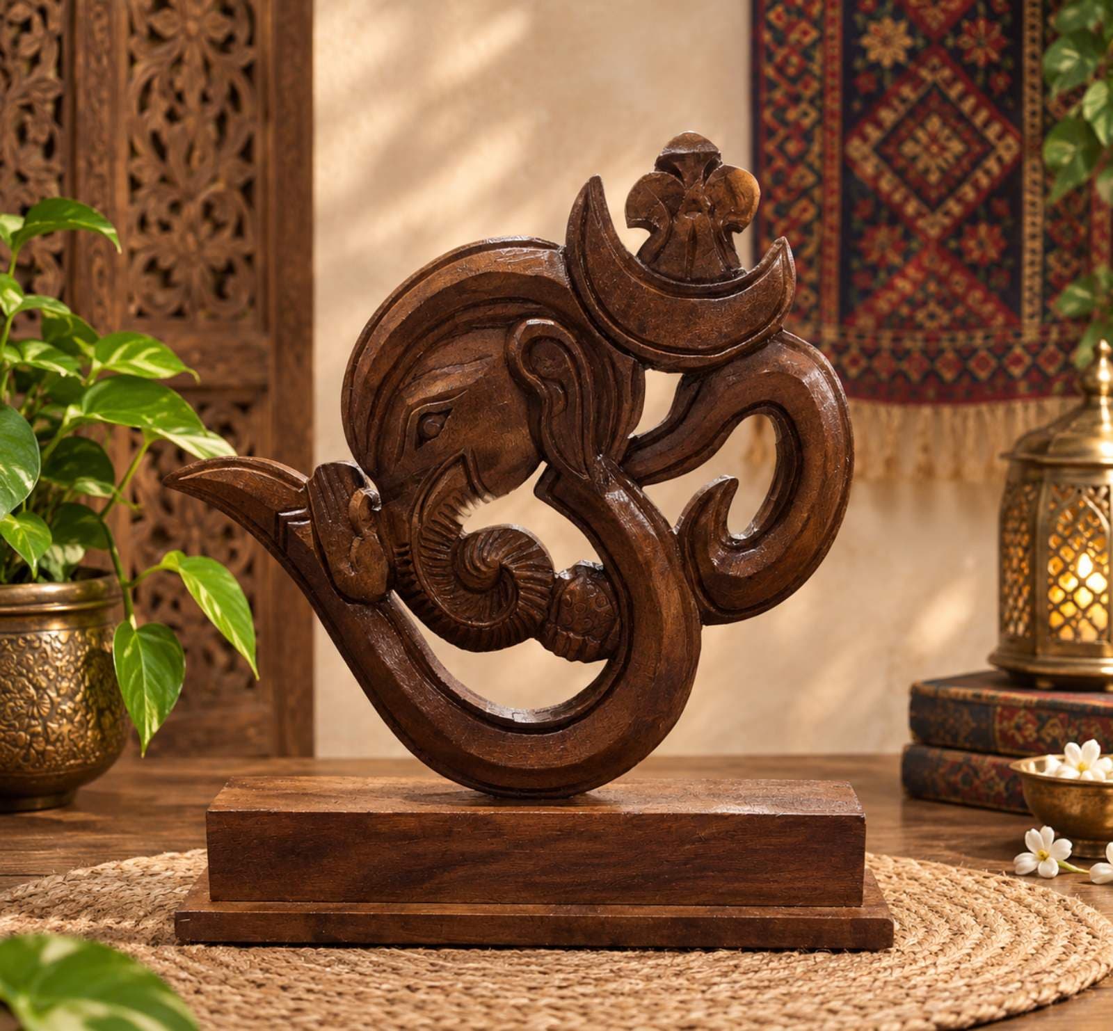 Ganesh Om Harmony - Handmade Felt Product from Nepal